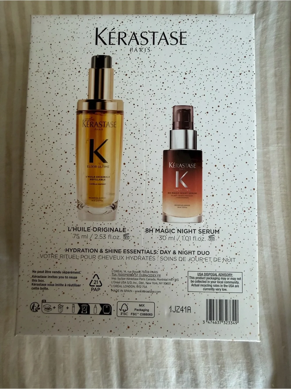 NIB ELIXIR ULTIME & 8H MAGIC DAY & NIGHT SERUM DUO $124